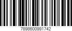 Código de barras (EAN, GTIN, SKU, ISBN): '7898600991742'