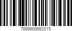 Código de barras (EAN, GTIN, SKU, ISBN): '7898600992015'