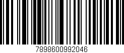 Código de barras (EAN, GTIN, SKU, ISBN): '7898600992046'