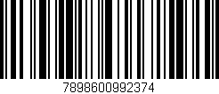 Código de barras (EAN, GTIN, SKU, ISBN): '7898600992374'