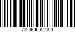 Código de barras (EAN, GTIN, SKU, ISBN): '7898600992398'