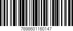Código de barras (EAN, GTIN, SKU, ISBN): '7898601160147'
