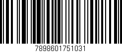 Código de barras (EAN, GTIN, SKU, ISBN): '7898601751031'