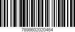 Código de barras (EAN, GTIN, SKU, ISBN): '7898602020464'