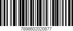 Código de barras (EAN, GTIN, SKU, ISBN): '7898602020877'