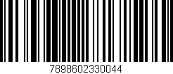 Código de barras (EAN, GTIN, SKU, ISBN): '7898602330044'