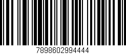 Código de barras (EAN, GTIN, SKU, ISBN): '7898602994444'