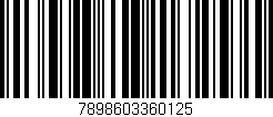 Código de barras (EAN, GTIN, SKU, ISBN): '7898603360125'