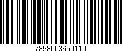 Código de barras (EAN, GTIN, SKU, ISBN): '7898603650110'