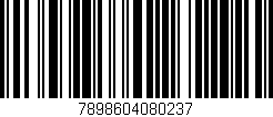 Código de barras (EAN, GTIN, SKU, ISBN): '7898604080237'