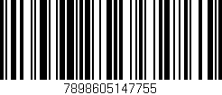 Código de barras (EAN, GTIN, SKU, ISBN): '7898605147755'