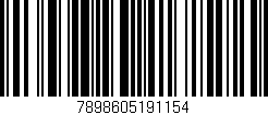 Código de barras (EAN, GTIN, SKU, ISBN): '7898605191154'