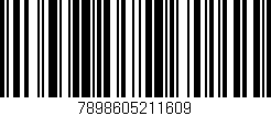 Código de barras (EAN, GTIN, SKU, ISBN): '7898605211609'