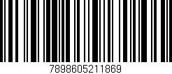 Código de barras (EAN, GTIN, SKU, ISBN): '7898605211869'