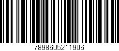 Código de barras (EAN, GTIN, SKU, ISBN): '7898605211906'