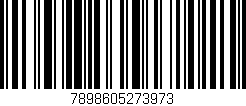Código de barras (EAN, GTIN, SKU, ISBN): '7898605273973'