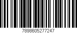 Código de barras (EAN, GTIN, SKU, ISBN): '7898605277247'
