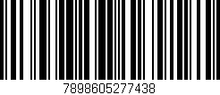 Código de barras (EAN, GTIN, SKU, ISBN): '7898605277438'