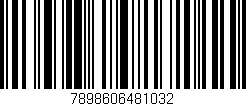 Código de barras (EAN, GTIN, SKU, ISBN): '7898606481032'