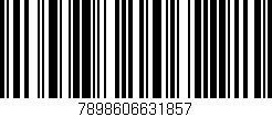 Código de barras (EAN, GTIN, SKU, ISBN): '7898606631857'