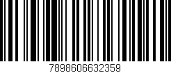 Código de barras (EAN, GTIN, SKU, ISBN): '7898606632359'