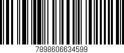 Código de barras (EAN, GTIN, SKU, ISBN): '7898606634599'