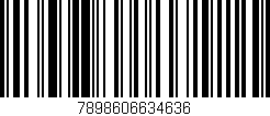Código de barras (EAN, GTIN, SKU, ISBN): '7898606634636'
