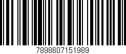 Código de barras (EAN, GTIN, SKU, ISBN): '7898607151989'