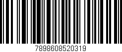 Código de barras (EAN, GTIN, SKU, ISBN): '7898608520319'