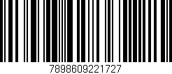Código de barras (EAN, GTIN, SKU, ISBN): '7898609221727'