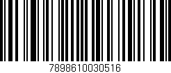 Código de barras (EAN, GTIN, SKU, ISBN): '7898610030516'