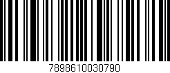 Código de barras (EAN, GTIN, SKU, ISBN): '7898610030790'