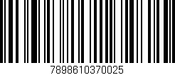 Código de barras (EAN, GTIN, SKU, ISBN): '7898610370025'