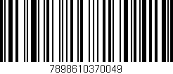 Código de barras (EAN, GTIN, SKU, ISBN): '7898610370049'