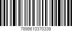 Código de barras (EAN, GTIN, SKU, ISBN): '7898610370339'