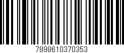 Código de barras (EAN, GTIN, SKU, ISBN): '7898610370353'