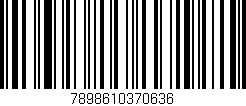 Código de barras (EAN, GTIN, SKU, ISBN): '7898610370636'