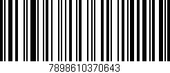 Código de barras (EAN, GTIN, SKU, ISBN): '7898610370643'