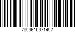 Código de barras (EAN, GTIN, SKU, ISBN): '7898610371497'