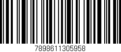Código de barras (EAN, GTIN, SKU, ISBN): '7898611305958'