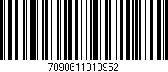 Código de barras (EAN, GTIN, SKU, ISBN): '7898611310952'