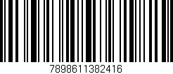 Código de barras (EAN, GTIN, SKU, ISBN): '7898611382416'