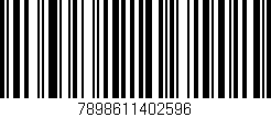 Código de barras (EAN, GTIN, SKU, ISBN): '7898611402596'
