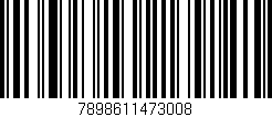 Código de barras (EAN, GTIN, SKU, ISBN): '7898611473008'