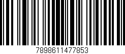 Código de barras (EAN, GTIN, SKU, ISBN): '7898611477853'