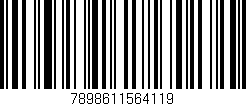 Código de barras (EAN, GTIN, SKU, ISBN): '7898611564119'