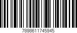 Código de barras (EAN, GTIN, SKU, ISBN): '7898611745945'