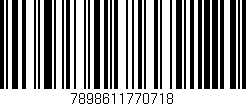 Código de barras (EAN, GTIN, SKU, ISBN): '7898611770718'