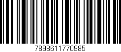 Código de barras (EAN, GTIN, SKU, ISBN): '7898611770985'