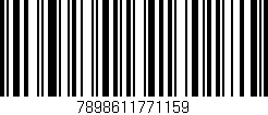 Código de barras (EAN, GTIN, SKU, ISBN): '7898611771159'